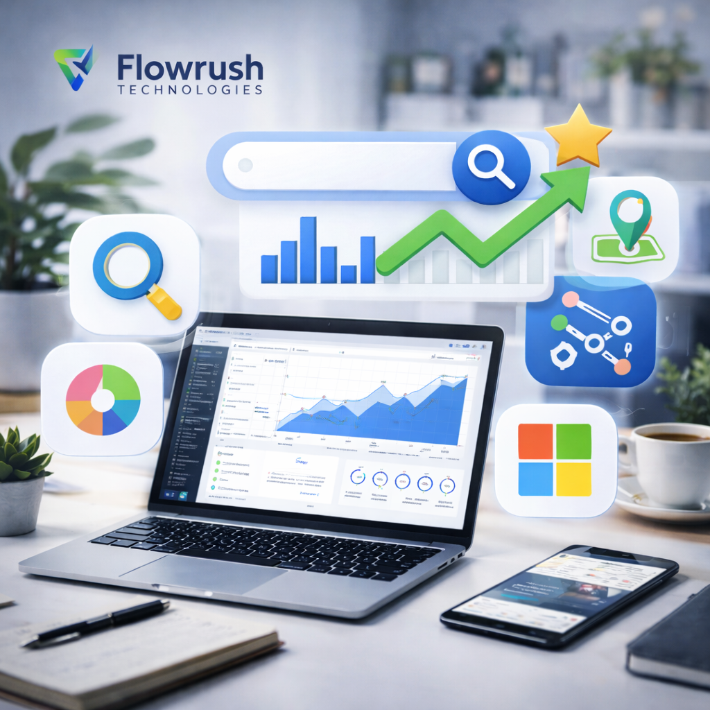 SEO Services in Gurugram - Flowrush Technologies